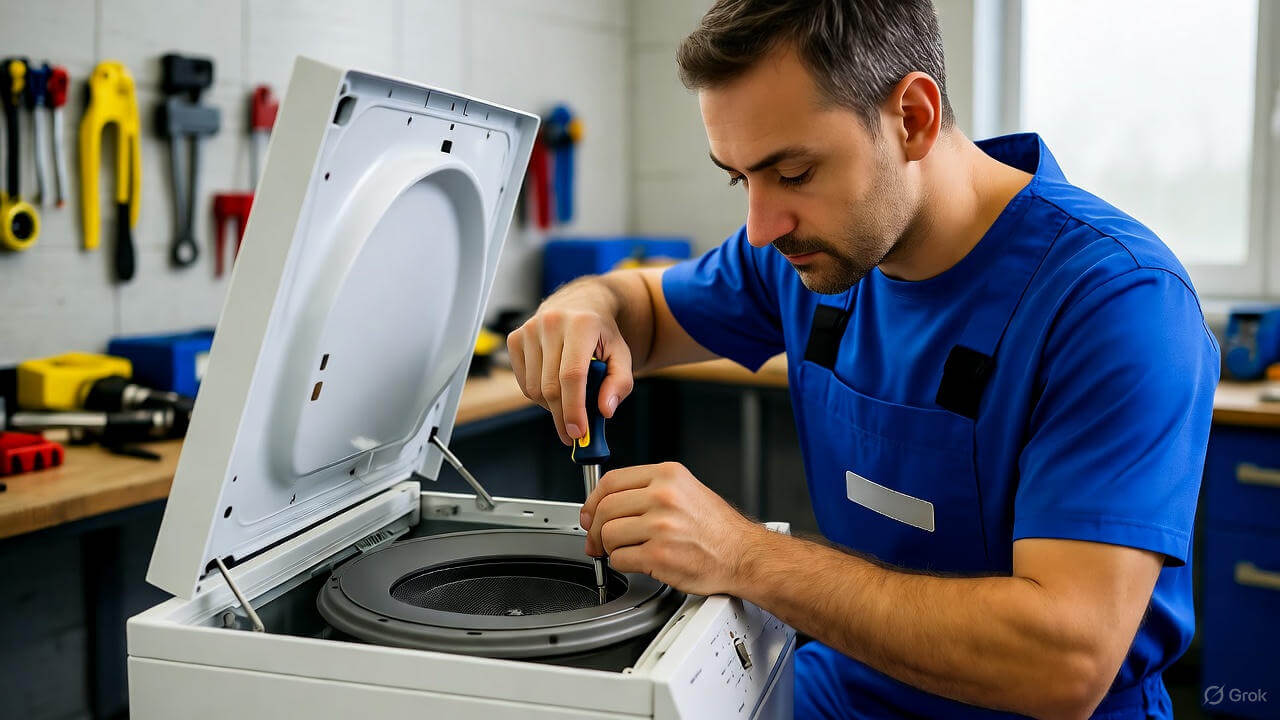 Aksaray beyaz eşya servisi teknisyeni tamir ediyor